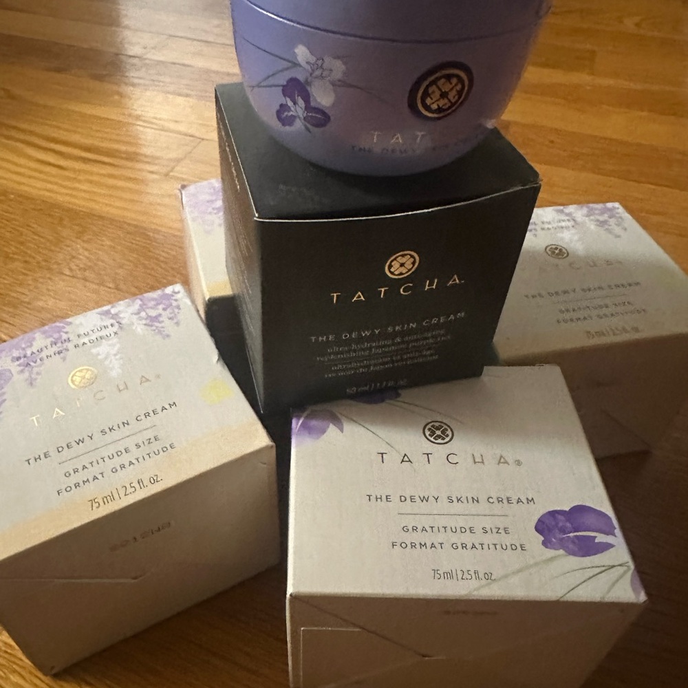 Tatcha Dewy Skin Cream Set (JARS ONLY) Empty bottles